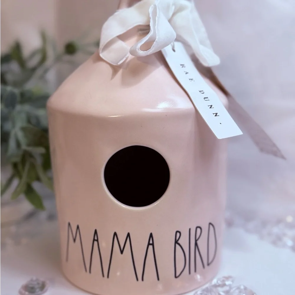 Mama Bird Pink Birdhouse